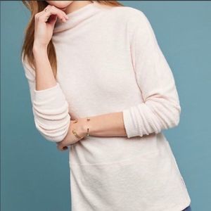 Anthropologie x Eri + Ali Baby Pink Knit Sweater Size S